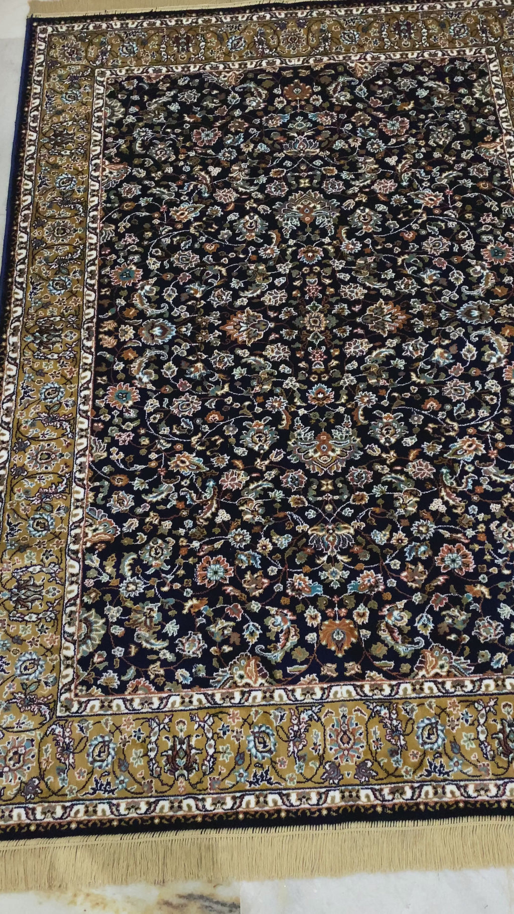Black Traditional Persian Carpet & Rugs