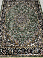 Grey Black Traditional Persian Carpet & Rugs