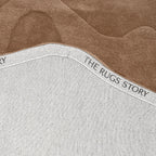 Terrain Brown Irregular Hand Tufted Carpet & Rug