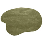 Terrain Green Irregular Hand Tufted Carpet & Rug