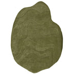 Terrain Green Irregular Hand Tufted Carpet & Rug